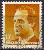 ESPAÑA 1985 2799 Sello Serie Basica Rey D. Juan Carlos I Efigie 17pta Usado Michel2689