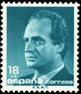 ESPAÑA 1985 2800 Sello Nuevo Serie Basica Rey D. Juan Carlos I Efigie 18 pts