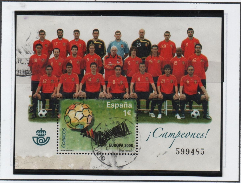 Selecion Española d' Futbol campeona d' mundo 2008