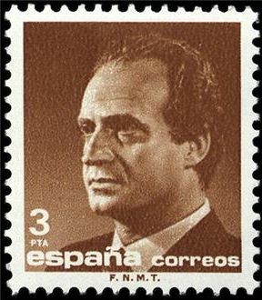 ESPAÑA 1986 2830 Sello Serie Básica Rey D. Juan Carlos I Efigie 3 pts Usado Michel2721