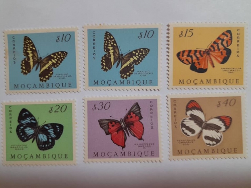 Mariposas - Insectos- sellos del año 1953.