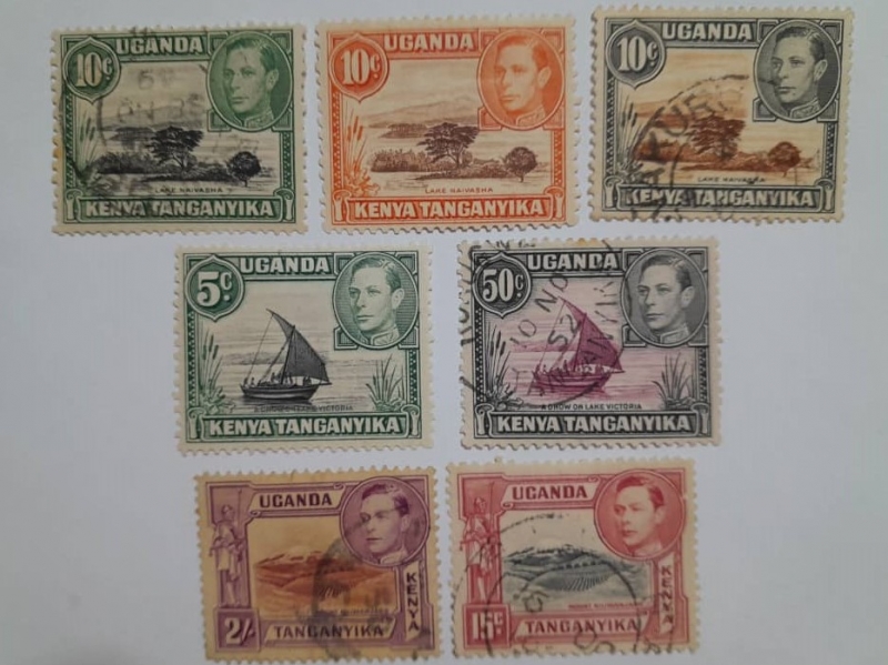 África Oriental Británica-Tangayika, Kenya,Uganda-- King George VI. 