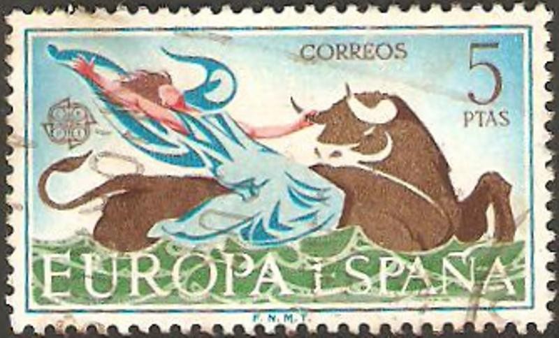 1748 - Europa Cept, el rapto de Europa por Zeus