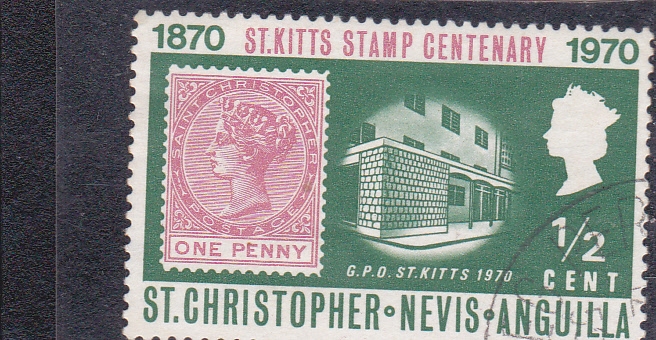 Centenario del sello en St.Kitts