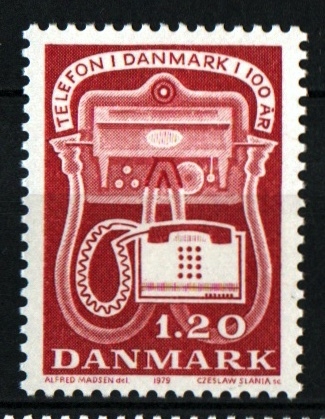 Centenario telefono Dinamarca