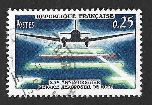 1089 - XXV Aniversario del Servicio de Correo Aéreo Nocturno