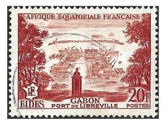 192 - Puerto de Libreville (AFRICA ECUATORIAL FRANCESA)