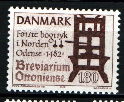 V cent. imprenta Dinamarca