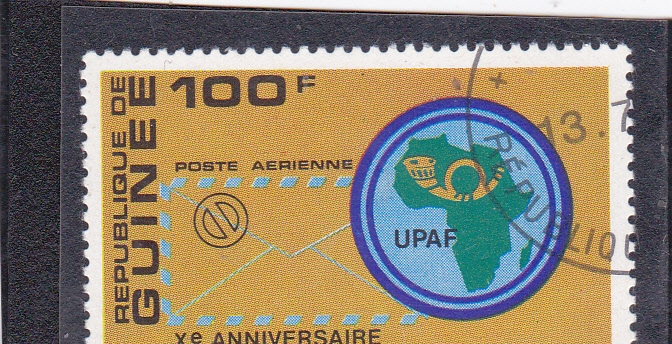 X Aniversario Unión Postal Africa 