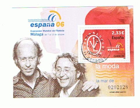 Exposición Mundial de Filatelia España 2006   Málaga  Victorio y Lucchino
