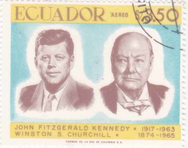 J.F.KENNEDY Y WINSTON S.CHURCHILL