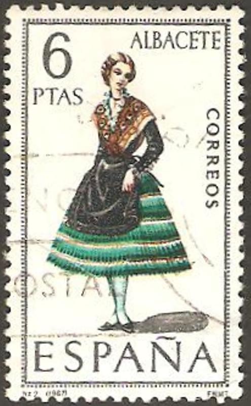 1768 - trajes tipicos españoles - albacete