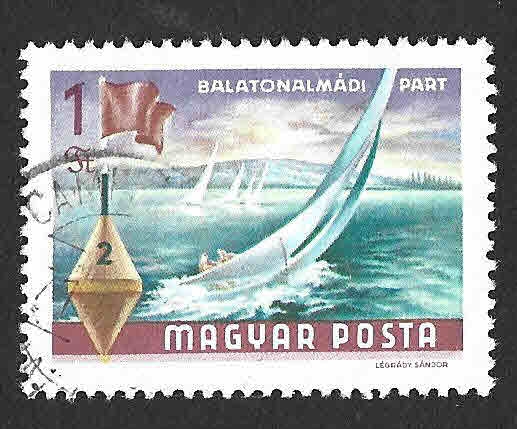 1910 - Vistas del Lago Balatón