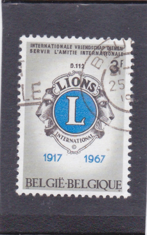 50 aniversario-Emblema de Lions International