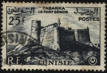 El fuerte genovés de la ciudad de Tabarka.