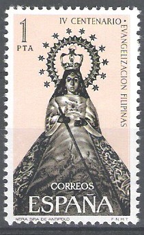 IV centenario de la Evangelización de Filipinas.Virgen de Antípolo.