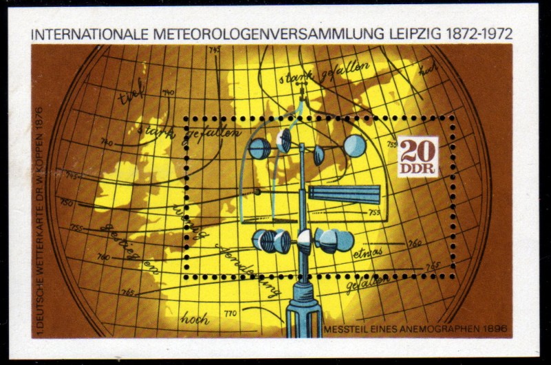 DDR: Centenario Conferencia Meteorologica Internacional de Leipzig