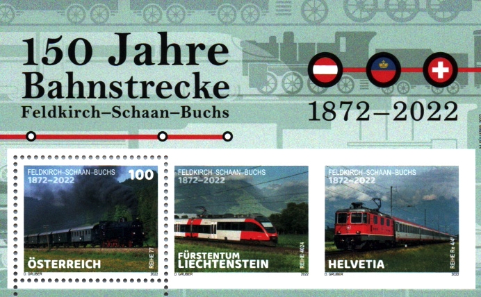 150 aniv. Lìnea conjunta con Austria y Suiza
