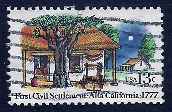 Sentenario del 1er asentamiento en California