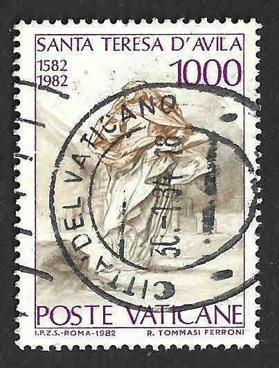 712 - IV Centenario de la Muerte de Santa Teresa de Ávila