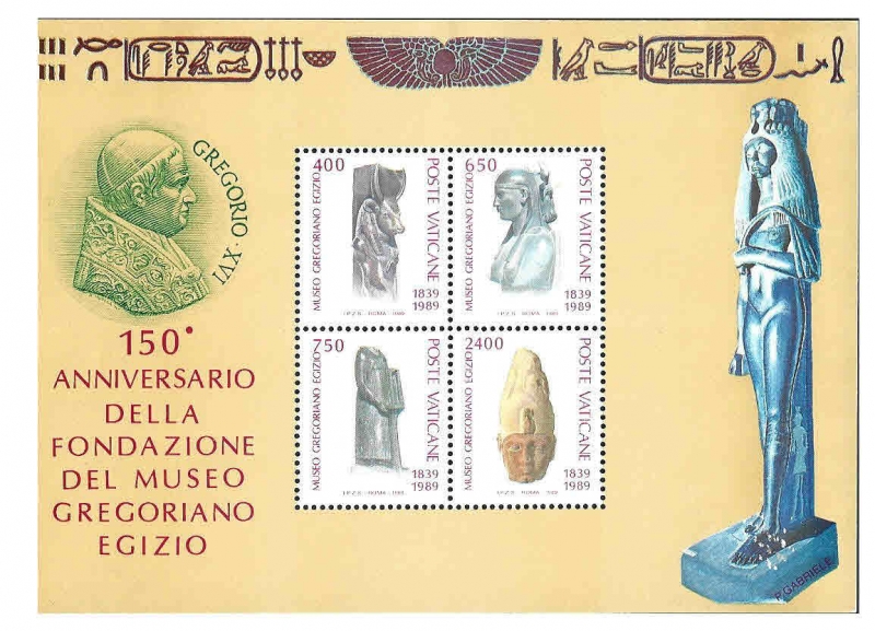 HB 829 - 150 Aniversario del Museo Gregoriano Egipcio