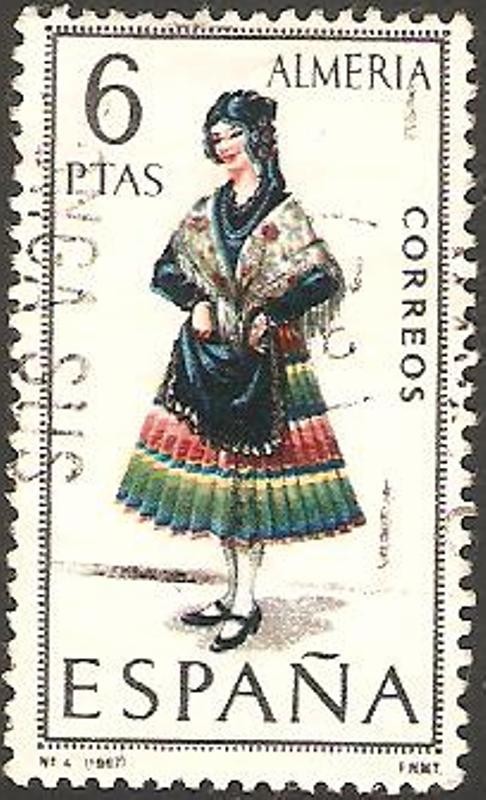 1770 - trajes típicos españoles, almeria