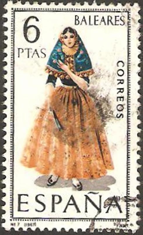 1773 - trajes típicos españoles, baleares