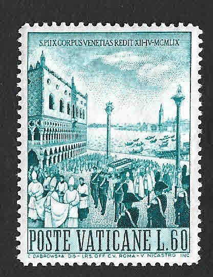 283 - Regreso del Cuerpo del Papa Pío X a Venecia