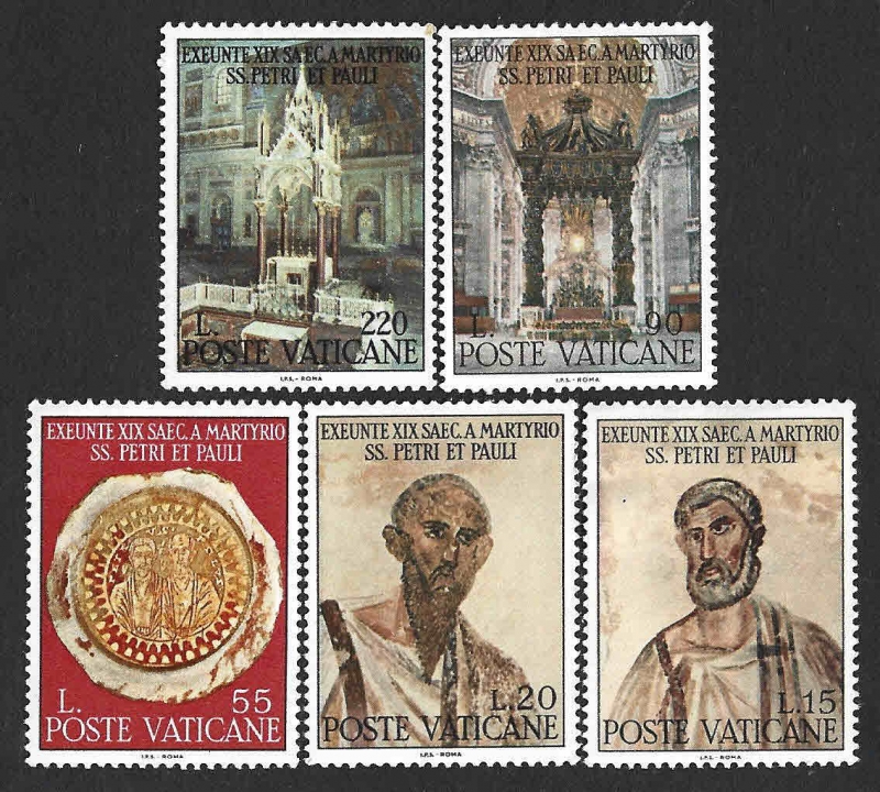 448-452 - 1900 Aniversario del Martirio de los Apóstoles Pedro y Pablo