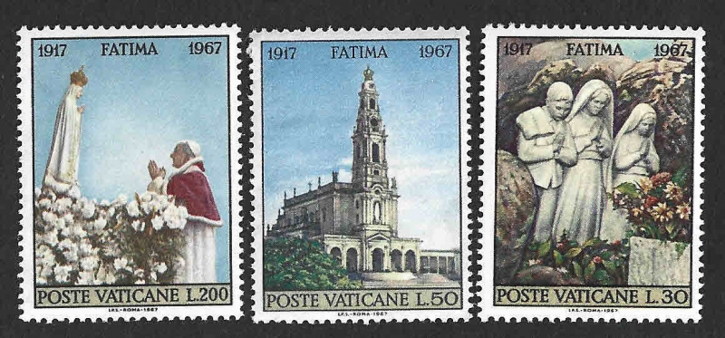 455-457 - L Aniversario de las Apariciones de la virgen de Fátima