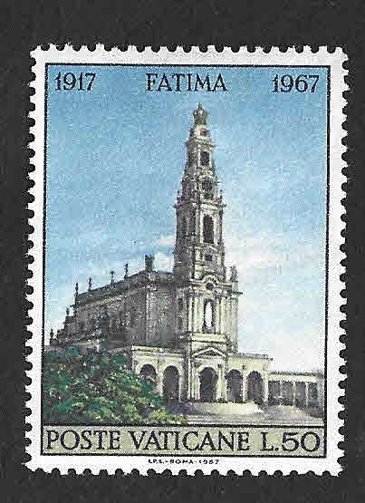 456 - L Aniversario de las Apariciones de la Virgen de Fátima