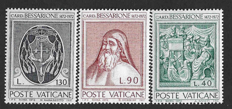 528-530 - V Centenario de la Muerte del Cardenal Bessarione