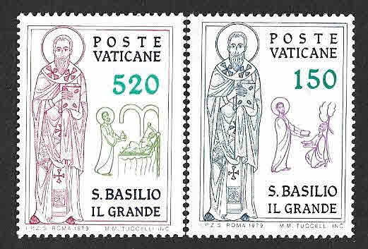 652-653 - 1600 Años de la Muerte de San Basilio El Grande