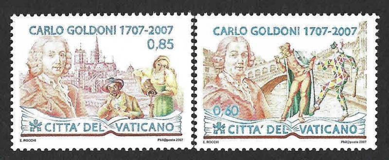 1354-1355 - III Centenario del Nacimiento de Carlo Goldoni
