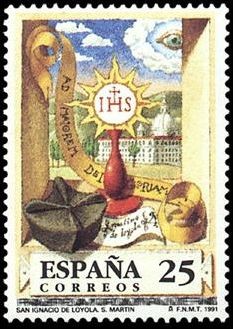 ESPAÑA 1991 3120 Centenarios San Ignacio de Loyola Michel2994 Scott2653