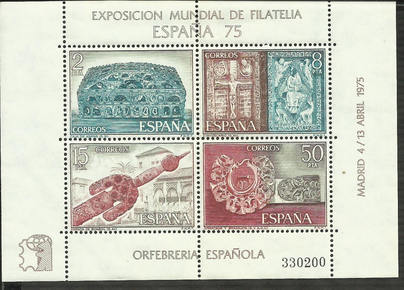 Exposicion Mundial de Filatelia España-75