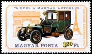 75 Aniversario del Automóvil Club Húngaro, Panhard Levassor, 1912