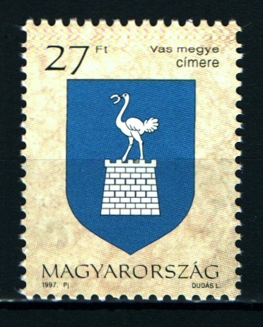 serie- Escudos condados de Hungría