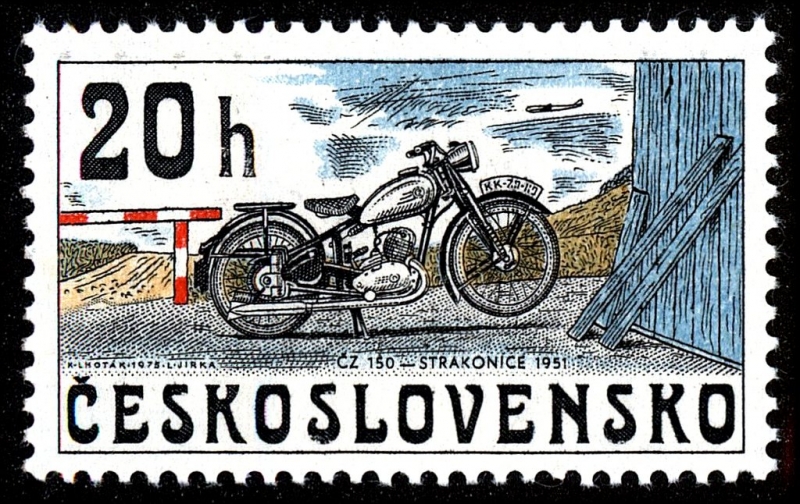 Motocicletas checoslovacas, ČZ 150, Strakonice (1951)