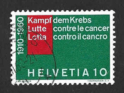378 - L Aniversario de la Liga Suiza Para el Control del Cáncer