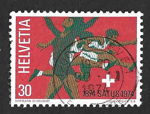 587 - Centenario de la Asociación Suiza de Gimnastas y Deportes Obreros 