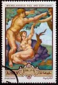 Pinturas de Michelangelo Buonarroti, Caída y expulsión. (AJMAN)