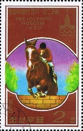 Preolímpicos Moscú 1980 - Equitación, Salto, Caballo (Equus ferus caballus)