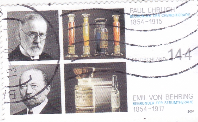 Paul Ehruch y Emil Von Behring