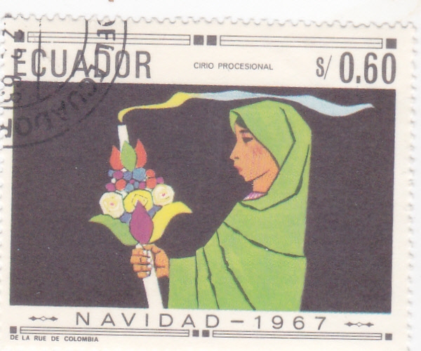 NAVIDAD'67 cirio procesional