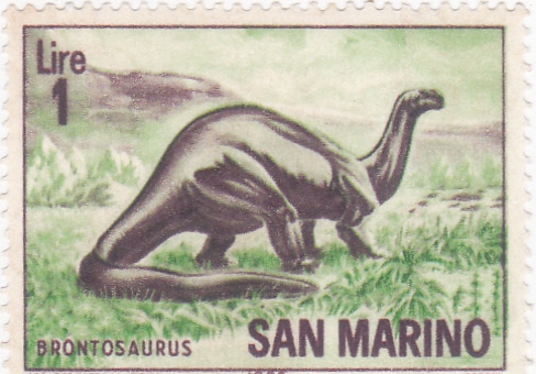ANIMALES PREHISTÓRICOS-Brontosaurus
