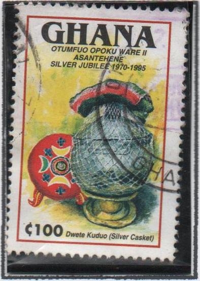 XXV aniv d' Otumeuo Ware II rey d' l' Asnanti