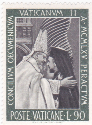 PAPA Pablo VI y Atenágoras