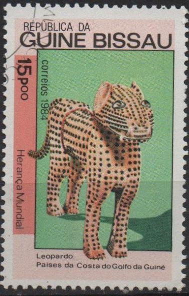 Patrimonio Mundial Esculturas d' Madera, Leopardo Costa d' Guinea