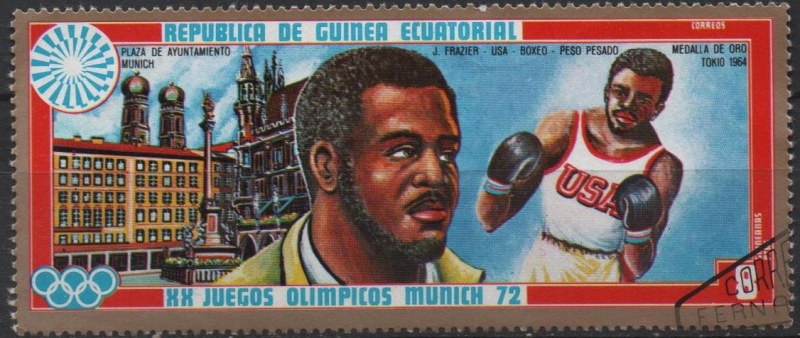 XX Juegos Olímpicos d' Múnich: Medalla d' Oro ,J. Frazier,U.S.A.